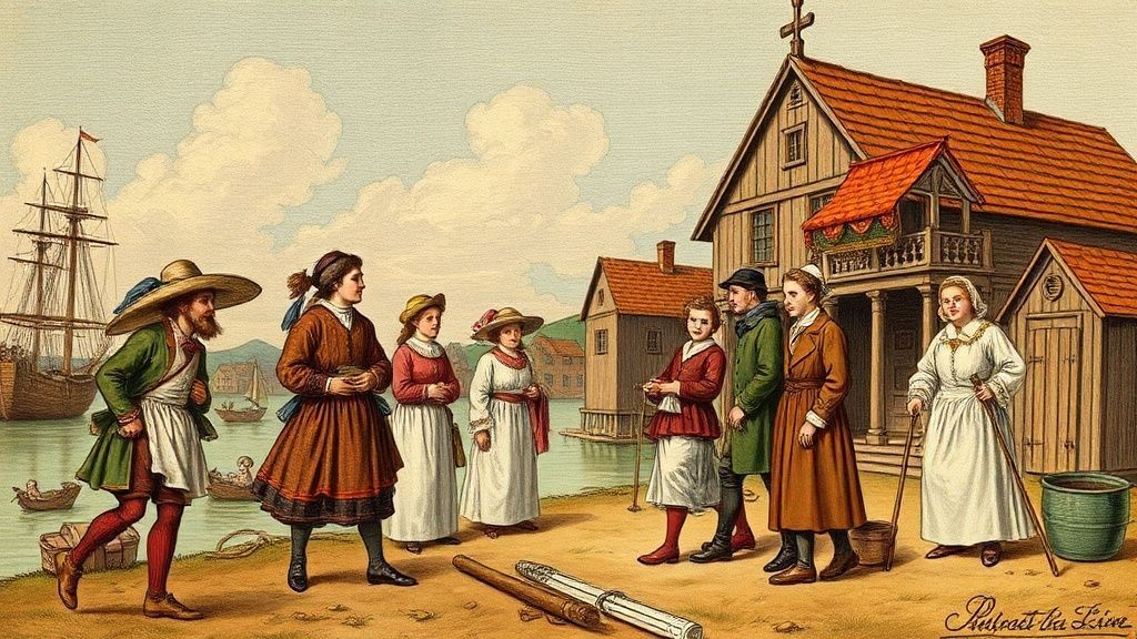 What AI thinks British Colonial America looked like before independence