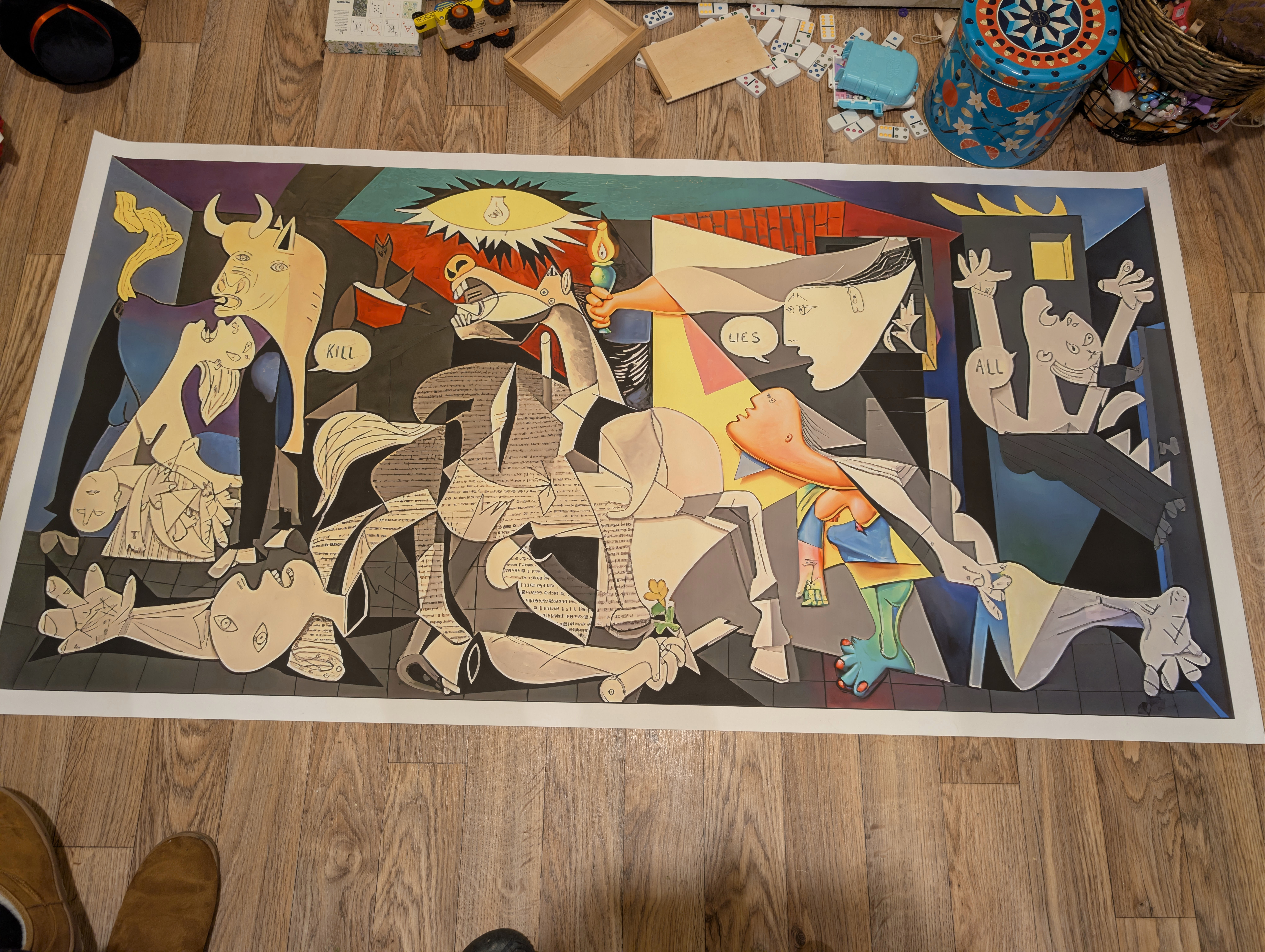 1690 x 800 Modified Pablo Picasso 'Guernica'