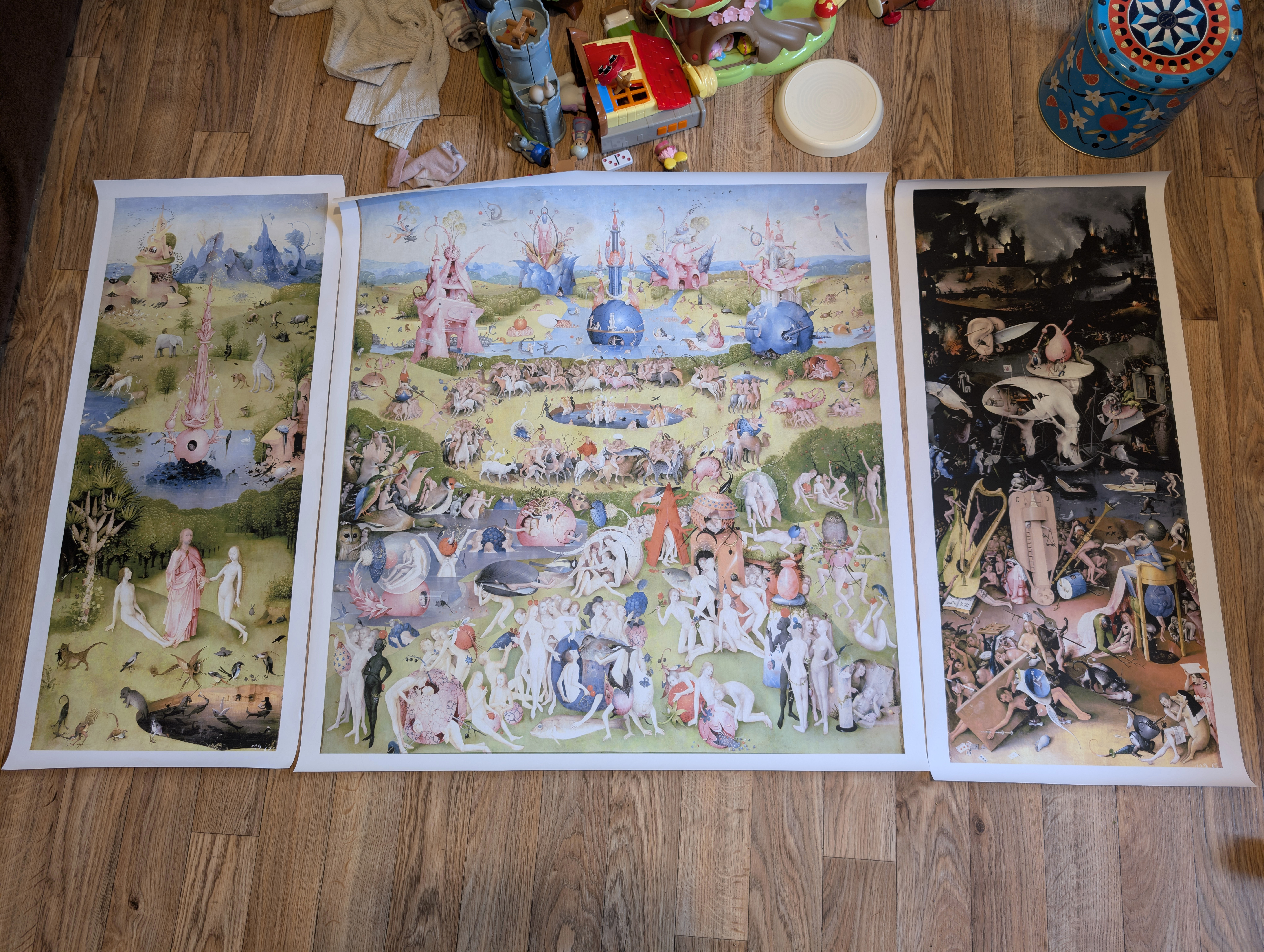 1580 x 900 Hieronymus Bosch 'Garden of Earthly Delights' (2nd copy)